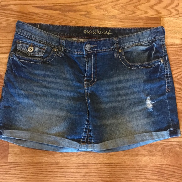 MAURICES ORIGINAL DENIM SHORTS, SIZE 11/12. - Picture 3 of 6